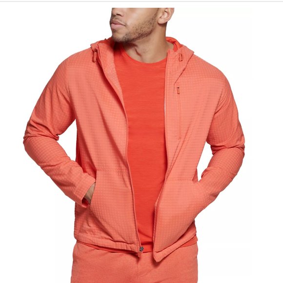 BASS OUTDOOR Mens Reid Hoodie Paprika S - Picture 1 of 3